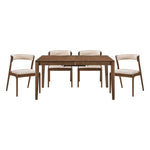 Leawood 5pcs Dining Set WALNUT