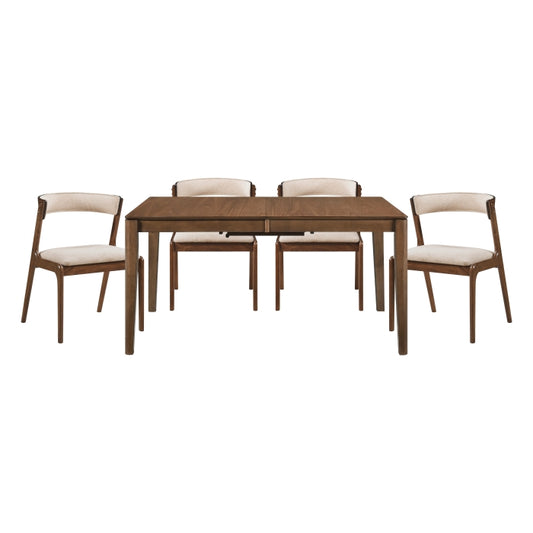 Leawood 5pcs Dining Set WALNUT