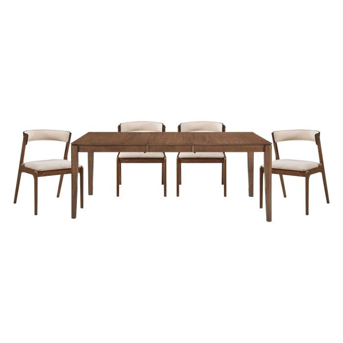 Leawood 5pcs Dining Set WALNUT