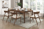 Leawood 7pcs Dining Set WALNUT