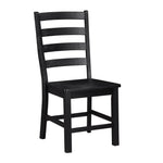 Redmond 5pcs Dining Set WHITE/BLACK CHAIRS