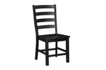 Redmond 7pcs Dining Set WHITE/BLACK CHAIRS