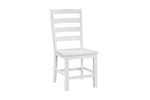 Redmond 5pcs Dining Set WHITE/WHITE CHAIRS