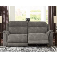 Next-Gen Durapella 2 Seat PWR REC Sofa ADJ HDREST SLATE