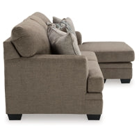 Stonemeade Sofa Reversible Chaise NUTMEG