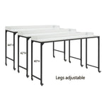 Sumter Over The Bed Desk WHITE
