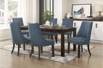 Paulson 7pcs Dining Set DARK BROWN