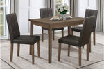 Ahmet 5pcs Dinette Set WALNUT