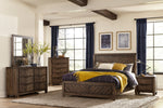 Parnell Queen Bed DISTRESSED EXPRESSO