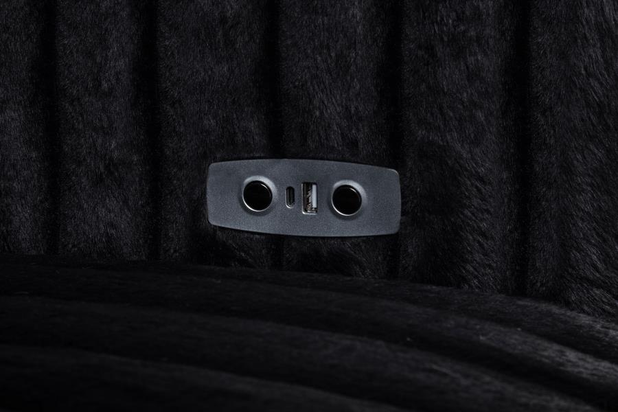 Jacana Power Chaise Sofa BLACK