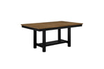 6022 New Collection 5pcs Dining Set BLACK/BROWN