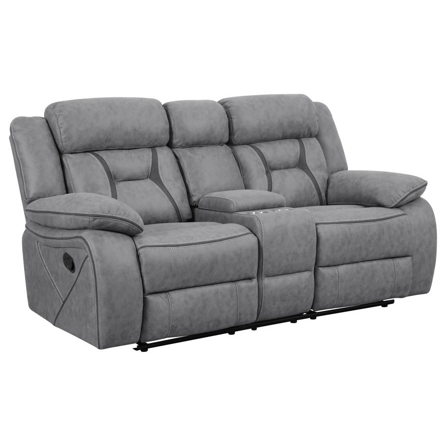Higgins Reclining Loveseat GREY