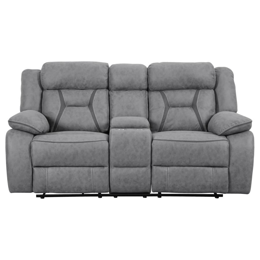 Higgins Reclining Loveseat GREY