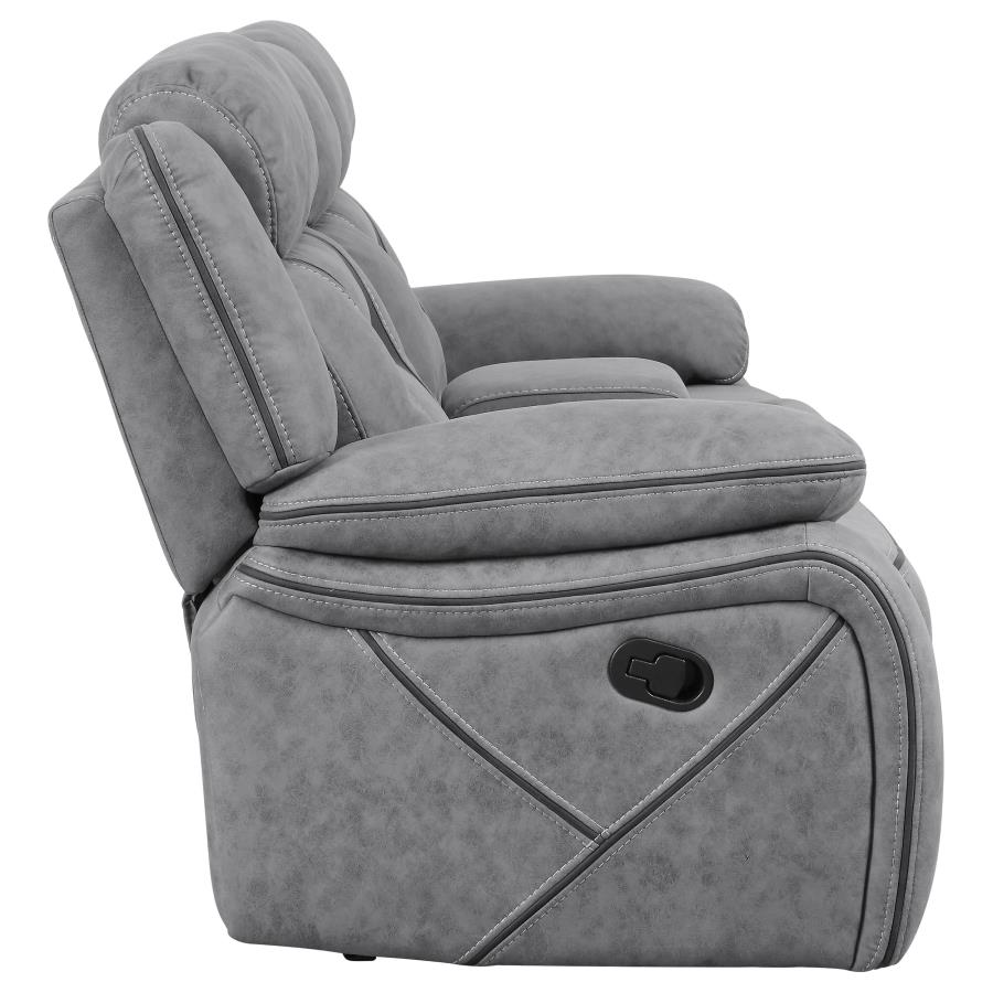 Higgins Reclining Loveseat GREY