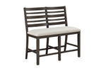 Victoria 6pcs Counter Set W/Bench DARK EXPRESSO