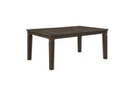 Victoria 6pcs Dining Set W/Bench DARK EXPRESSO