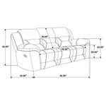 Gilson Reclining Sofa GREY