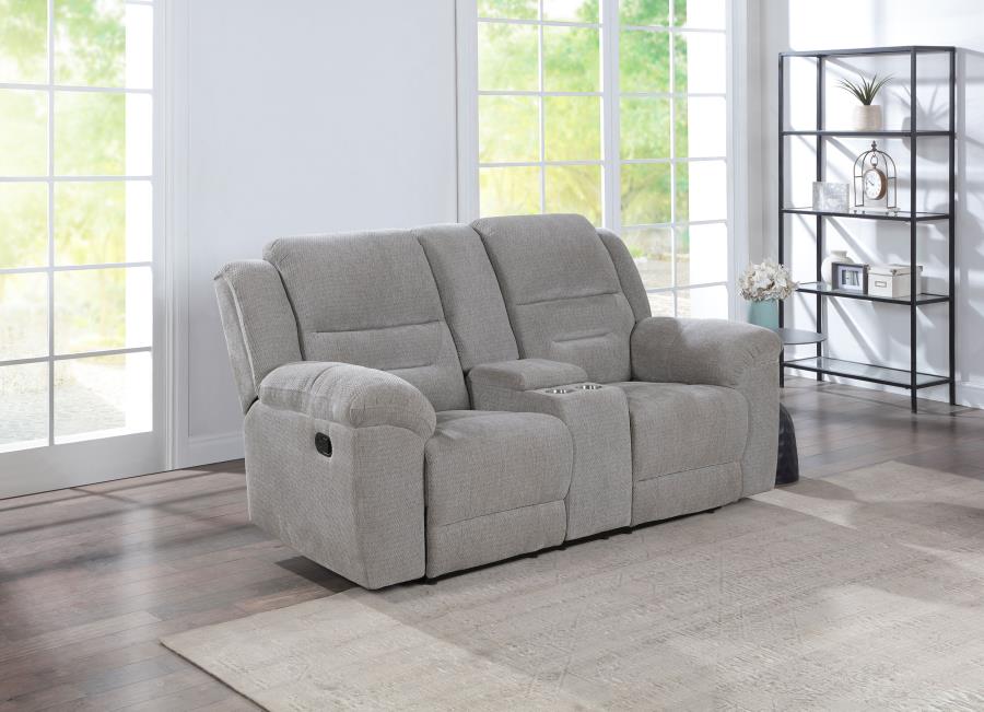 Gilson Recliining Loveseat GREY