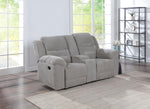 Gilson Recliining Loveseat GREY