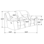 Gilson Recliining Loveseat GREY