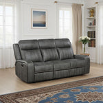 Raelynn Reclining Sofa GREY
