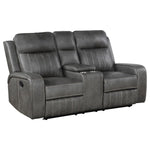 Raelynn Reclining Loveseat GREY