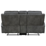 Raelynn Reclining Loveseat GREY