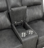 Raelynn Reclining Loveseat GREY