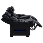 Zuma Power Reclining Sofa BLACK VINYL