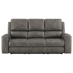 Brickson Triple Power Reclining Sofa CHARCOAL