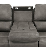 Brickson Triple Power Reclining Sofa CHARCOAL