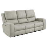 Brickson Triple Power Reclining Sofa GREY
