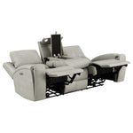 Brickson Triple Power Reclining Sofa GREY