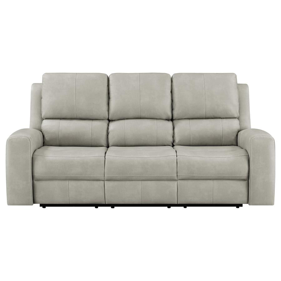 Brickson Triple Power Reclining Sofa GREY
