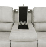 Brickson Triple Power Reclining Sofa GREY
