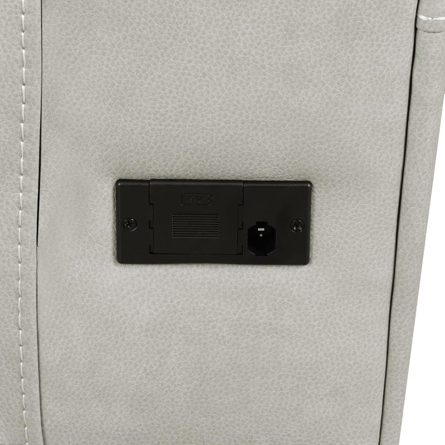 Brickson Triple Power Reclining Sofa GREY