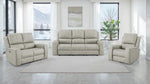 Brickston Triple Power Reclining Loveseat GREY VINLY