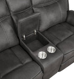 Lawrence Reclining Loveseat CHARCOAL