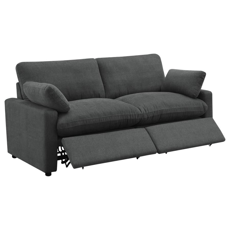 Collins Modular Power Reclining Loveseat DARK GREY