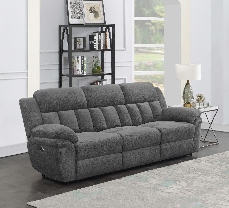 Bahrain Power Reclining Sofa CHARCOAL