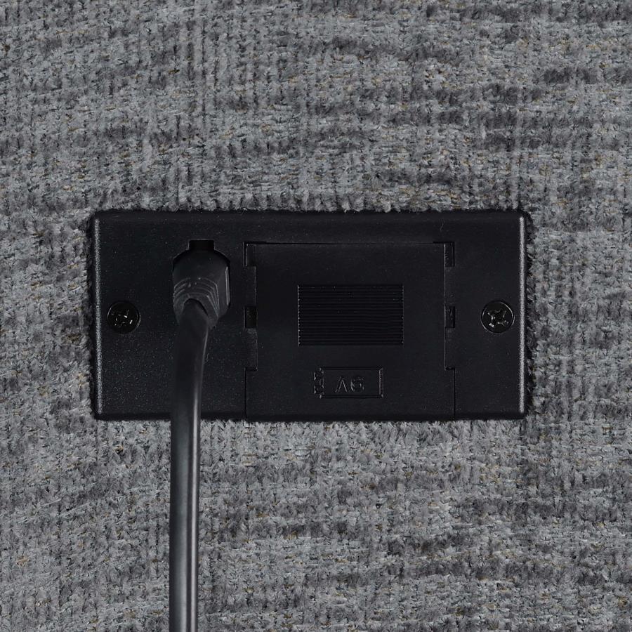 Bahrain Power Reclining Sofa CHARCOAL