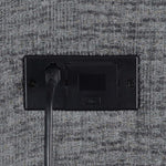 Bahrain Power Reclining Sofa CHARCOAL