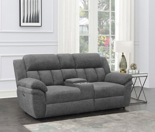 Bahrain Modular Power Reclining Loveseat CHARCOAL