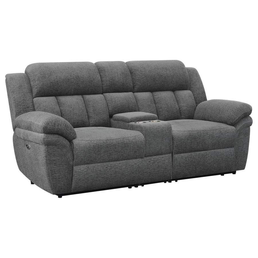 Bahrain Modular Power Reclining Loveseat CHARCOAL