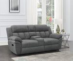 Bahrain Modular Reclining Loveseat CHARCOAL