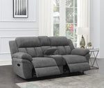 Bahrain Modular Reclining Loveseat CHARCOAL