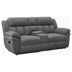 Bahrain Modular Reclining Loveseat CHARCOAL
