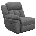 Bahrain Modular Reclining Loveseat CHARCOAL