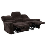 Navarro Reclining Sofa DARK BROWN