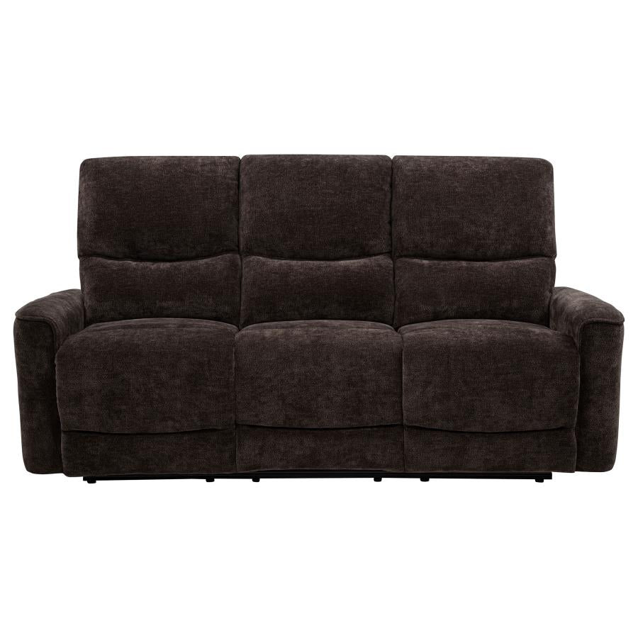 Navarro Reclining Sofa DARK BROWN